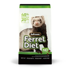 美國原裝 路比爾 ZuPreem 貂營養飼料 雪貂飼料, 1個, 優質貂營養飼料 8磅, 3.62kg