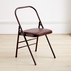 접이식 요가 전문 매트 연습 홈트 스툴 갈색 스펀지, 브라운 - 강화형, 1개