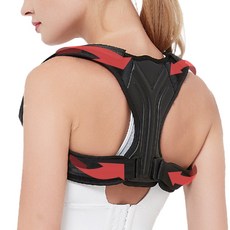 QXO 굽은 등 어깨 라운드숄더 바른 자세 밴드 남녀공용, L_가슴둘레 95~115cm