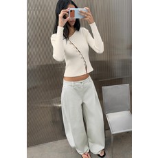 ZARA 비대칭 여밈 니트 재킷 - 아이보리-화이트 4938/019/072