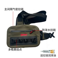台灣優品764防水戶外路亞涉水多功能包 釣魚包路亞包 斜背包腰包胸包野釣, 防水胸包
