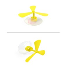모든 리빙 미니 프로펠러 1P 책상소품, 옐로우