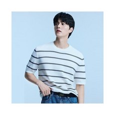 남성 크루넥 하프밀란 반팔 스웨터PHG2ER1030