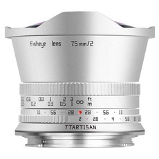 티티아티산 F2 어안 광각 렌즈 7.5mm, M4/3(실버)