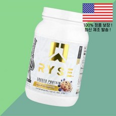 라이스 로드 프로틴 단백 프리미엄 유청 웨이 아이솔레이트 MCT 블루베리 머핀 2.1파운드 942g 라이즈 Loaded Protein Premium Whey MCTs Blueb, 1