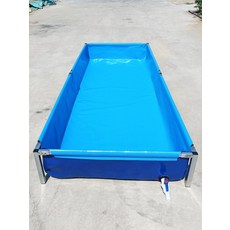 반려견 욕조 애견 대형견 수영장 풀장 이동식 워터파크 펫샵 물놀이 샤워 목욕, 2mx1mx0.35m