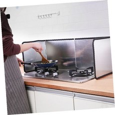 접이식 조리 기름 튐 방지 가림막 렌지 주방 안전 보호 커버, 1개