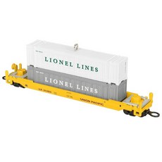 Hallmark Keepsake 크리스마스 장식품 2024 라이오넬 유니온 퍼시픽 허스키 스택 금속, Pacific Husky Stack