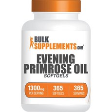 벌크서플리먼트 달맞이꽃종자유 1300mg 365정, 1개