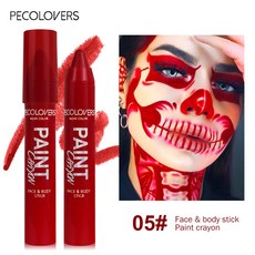 풍부한 색상 크레용 펜 모든 예술 형태와 창의성을 위한; 고채도 표현; 얼굴과 몸에 사용 가능, 05 06