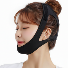 엑셀렉스 코골이 입벌림방지 수면밴드(블랙), 1개