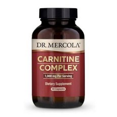 Dr. Mercola 닥터 머콜라 카르니틴 컴플렉스 1000mg 60 캡슐 영양제, Dr. Mercola 닥터 머콜라 카르니틴 컴플렉스 1, 1개