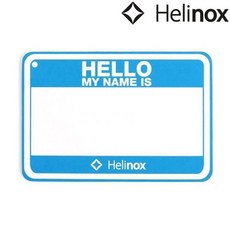 Helinox Hello My Name Is 魔鬼氈名牌, 1個