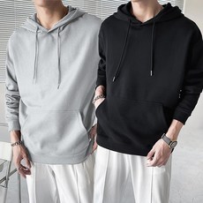 Judy N 男士冬季全配套拉絨連帽衛衣 2 件套