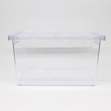 테라운드 사육장 슬라이딩도어 투명 적재형 크레스티드게코 달팽이 도둑게 절지류, 1개