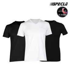 SPECLO 功能性 Aero Cool 短袖 T恤中性純色 T恤 3 件套