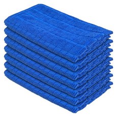 월드크린 고급 바둑 극세사 행주 블루, 7개