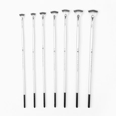 민화샵 수채화 유화 팬붓 7개1세트 (케이스포함) 부채모양 채색도구, 민화 팬붓(7개1세트)