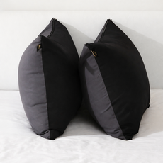 나가다 1+1 베개커버, ONLY블랙&차콜, 2개