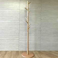 100SU 우드 스탠드 옷걸이 기본형, 네츄럴