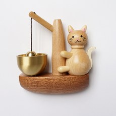 木貓鈴鐺 門鈴掛飾, 櫸木款