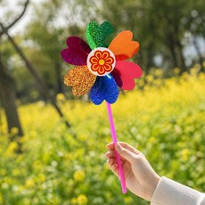 바람개비 정원장식 인형 도배 작은 고층 방지 쫓는 슬라이딩 화이바 방풍 배수구 거름 양동이 아이스크림 로라 코팅 주방 소품 장식 10214EA, 1개