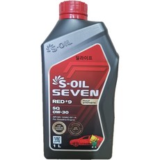 에스오일 7 RED 세븐레드9 SQ GF-7A 0W30 1L, 1개
