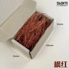 시뮬레이션 나무 장면 식물 미니어처 삼엽 부시 HO N 기차 철도 군사 모델 DIY 모델 제작 재료, 03 fenghong, 1개