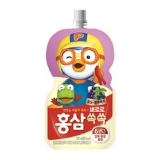뽀로로 홍삼 쏙쏙 포도 100ml x 20개, 1개, 1정