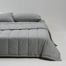 JAJU 25N 코튼 워싱 피그먼트 차렵이불_Q_그레이 511504, [브랜드매장판] JAJU 코튼 워싱 피그먼트 차렵이불