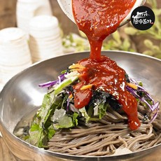 정통 생 메밀소바 6인분 비빔세트 (메밀면+비빔소스), 1kg