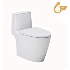 【INAX日本伊奈】AQUA超奈米釉料水龍捲單體式馬桶(AC-902VN-TW/BW1)，超奈米抗污易潔，水龍捲強勁沖洗，單體式時尚設計, 詳見包裝