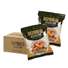 금풍제과 보리마을 찰보리건빵, 30g, 100개