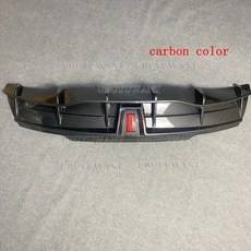 테슬라 모델 Y 모델 3 리어 범퍼 디퓨저 스플리터 스포일러 립 블랙 카본 튜닝 부품 16-23년 호환, Model Y Carbon Color