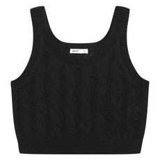 에스핏 니트 뷔스티에 조끼 - 블랙 (SJZ101FSVE03)_CJ