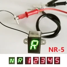 12V 범용 LED 디지털 기어 표시기 오토바이 디스플레이 시프트 위치 센서 방수, 02 Style C