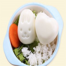 채진스토어 삶은계란틀 도시락모양틀, 하트