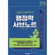 5급공채 최종합격자의 행정학 서브노트, 와이즈랩스