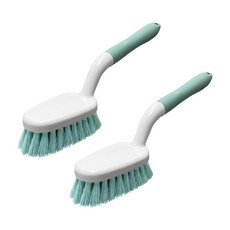 솔앤소울 다용도 바닥 청소솔, 화이트 + 민트 2P, 1세트