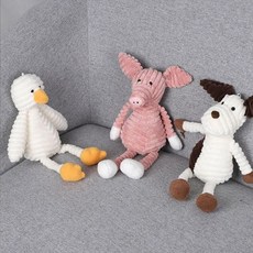 타월촉감인형 애착인형 출산선물 촉감인형 말랑말랑+커머스커낵트Shop, M(30cm)-빨간곰