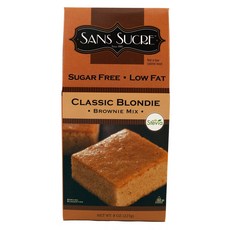 상 수크르 클래식 블렌드 브라우니 믹스 226g (6개 묶음) Sans Sucre Classic Blend Brownie Mix 8-Ounce (Pack of 6), 8 온스 (6팩), 1개