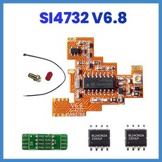 SI4732 V6 FPC 모듈 QUANSHENG UVK5 밴드 측파대 수신용 단파 2X BL24CM2A K6 단일 512KB, OrangeYellow