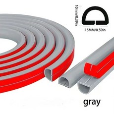 1PC 압출 방지 코드 접착식 정리기 와이어 가정 커버 바닥 자가 실외용, 1PC Gray 2