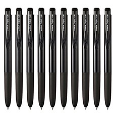 시그노 알티원 노크 젤잉크펜 UMN155 0.38mm, 블랙, 10개