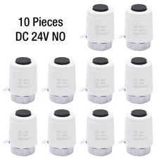 1/5/10 조각 DC24V 평상시 닫힘 열림 NO M301.5mm 바닥 난방용 전기 액추에이터 Radiato, 03 10 Pieces 24V NO