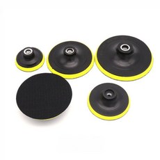 黏扣式砂布座 3-7吋 魔鬼氈 拋光盤 自黏盤 砂輪機 PU底盤 黏扣盤 自黏扣盤, 1個, A-3吋