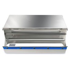 칼날교체형 신형 에이스 업소용랩핑기 랩포장기 400mm 비전기 랩기계 식품 배달 AP-400_SINU, 1개, 스테인리스 / 흰색