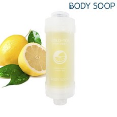 바디숲 녹물 염소제거 비타민 샤워필터, 1개, 시트러스레몬