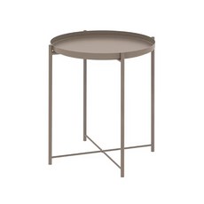 [가구 착불배송비: 8000원] 이케아 트레이 테이블 GLADOM 글라돔, 다크그레이 베이지