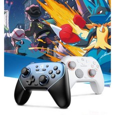 GAMESIR 게임써 티안왕싱 online2 G7 호환 NBA 무선 게임패드 멀티플랫폼 2K 컨트롤러 Pro 8K PC/스위치/스팀, 스페이스 그레이 + 케이블